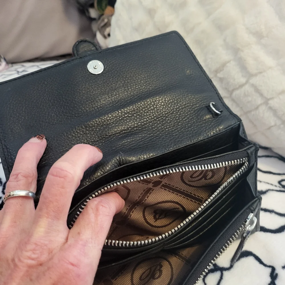 Brighton black with Brown Trim